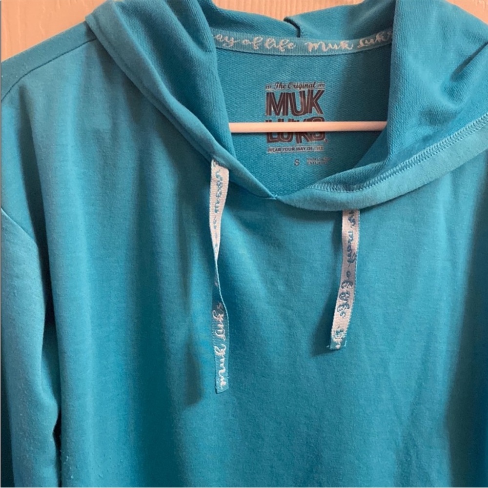 Muk Luks Teal Hoodie